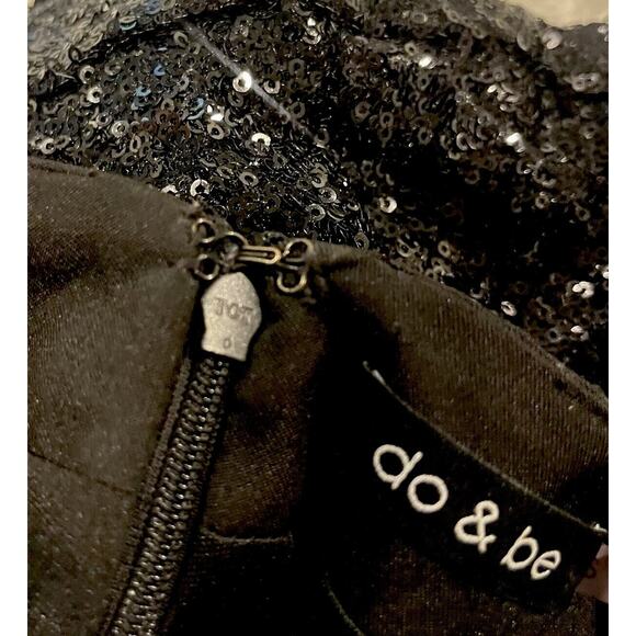 Sexy Black Sequin Covered Shorts Small Lined Hotpants Datenight Glam Hollywood - Picture 12 of 12